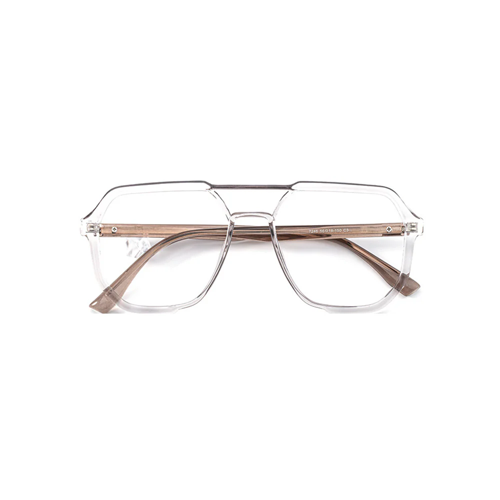 Men's Trendy Aviator Glasses with Blue Light Protection VK2174 - Image 5