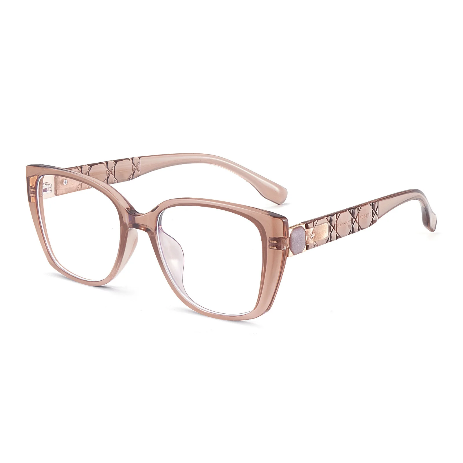 Trendy Cat Eye Glasses with Thick Frame for Women VK2181 - Image 9