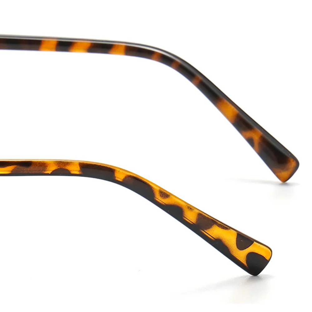 Oval Fake Glasses Popular Nerd Anti Blue Light Glasses VK2184 - Image 5