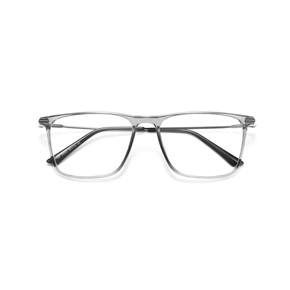 Men's Simple Rectangular Glasses Lightweight Titanium Temples VK2190 - Image 7