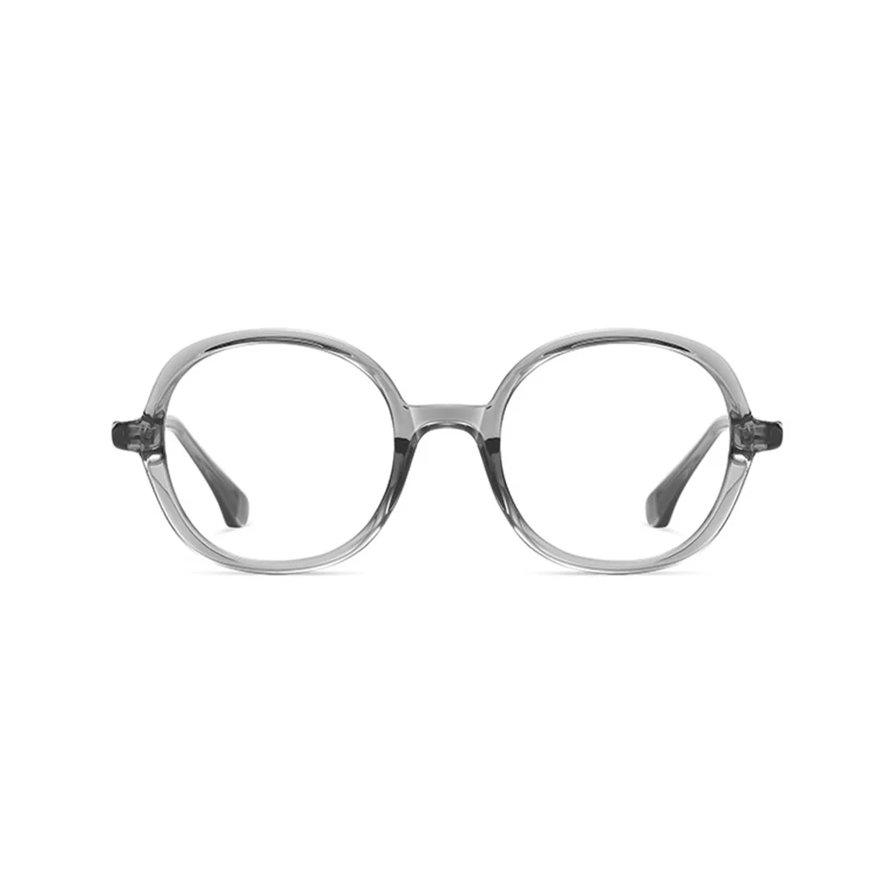 Round Oversize Blue Light Blocking Trendy Glasses VK2191 - Image 10