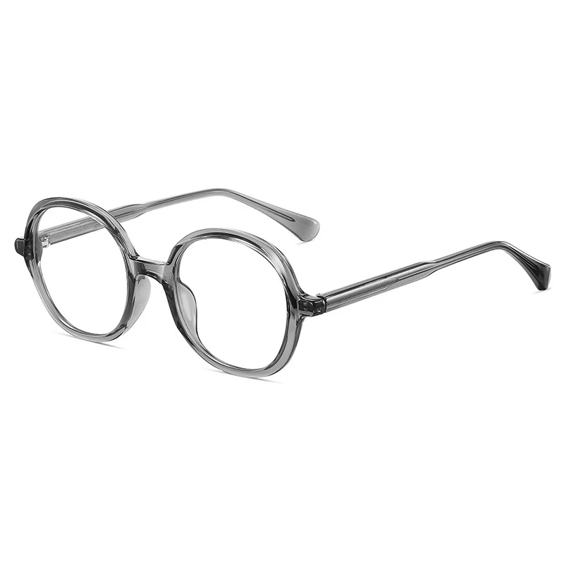 Round Oversize Blue Light Blocking Trendy Glasses VK2191 - Image 11