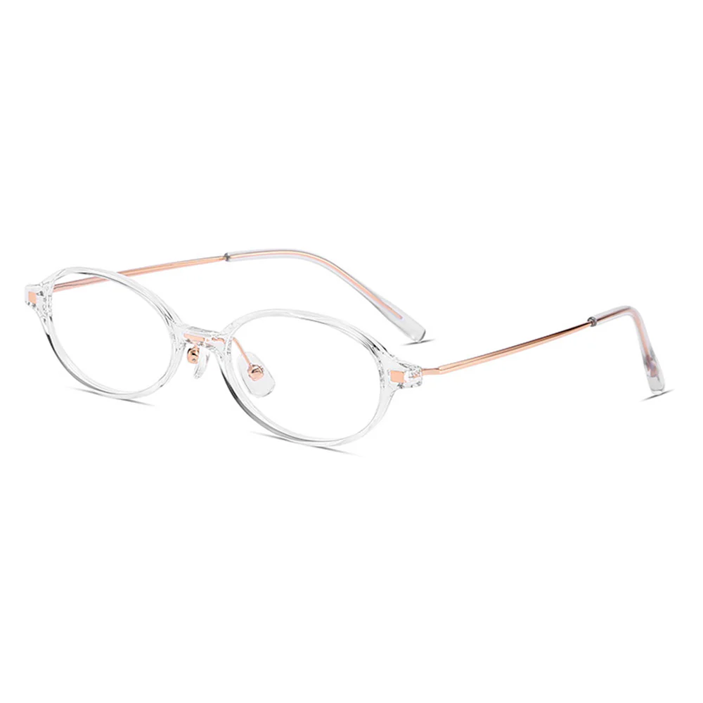 Ultralight Oval Nerd Glasses VK2194 - Image 12