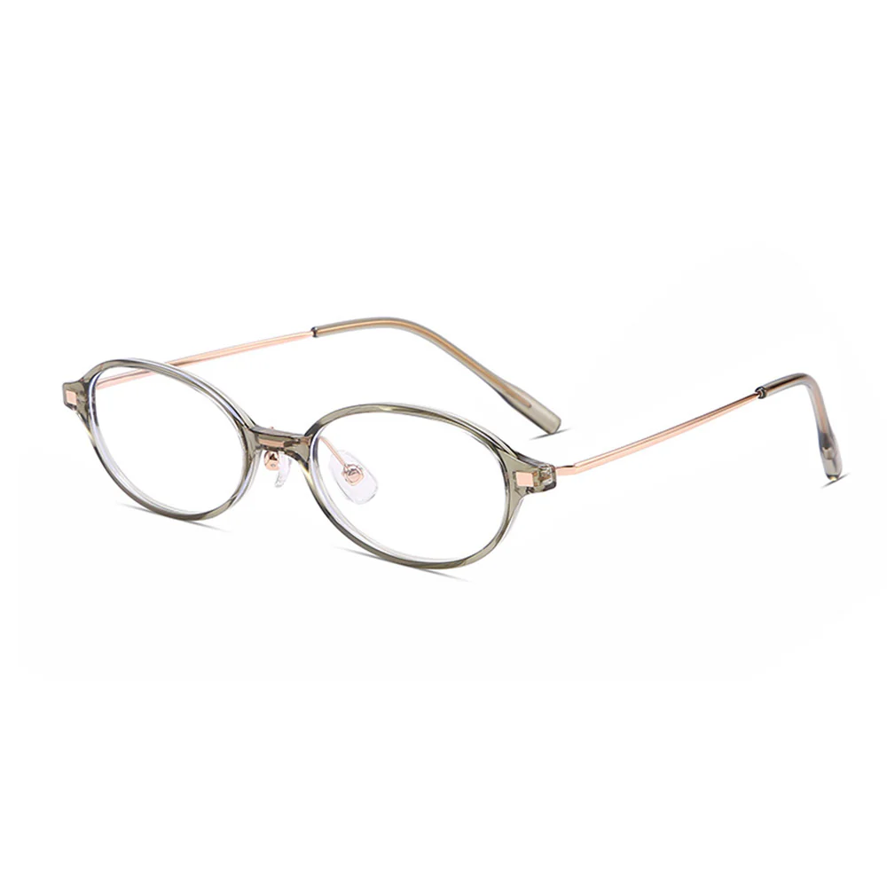 Ultralight Oval Nerd Glasses VK2194 - Image 6