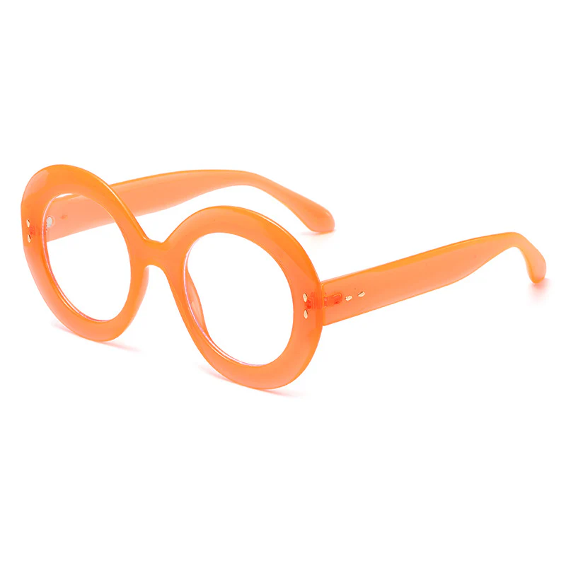 Round Large Frame Glasses Blue Light Protection VK2195 - Image 11