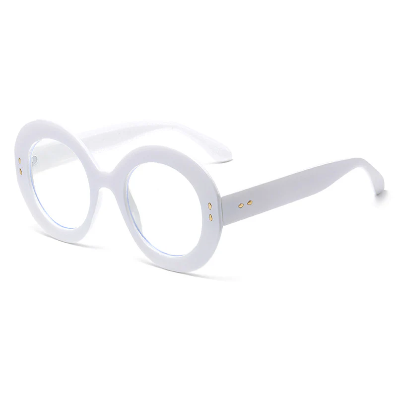 Round Large Frame Glasses Blue Light Protection VK2195 - Image 5