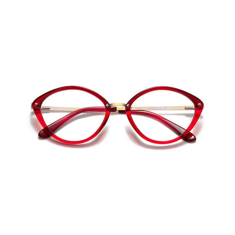 Novelty Oval Eyeglass Frames Unique and Niche Design VK2196 - Image 7