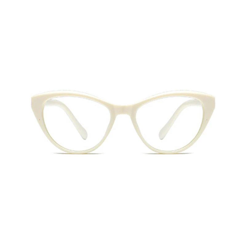 Women's Cat Eye Glasses Frame Heart Pattern VK2197 - Image 10