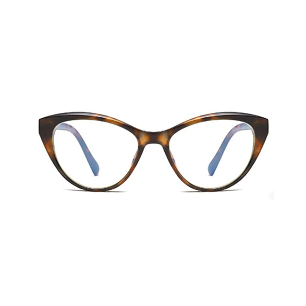 Women's Cat Eye Glasses Frame Heart Pattern VK2197 - Image 4