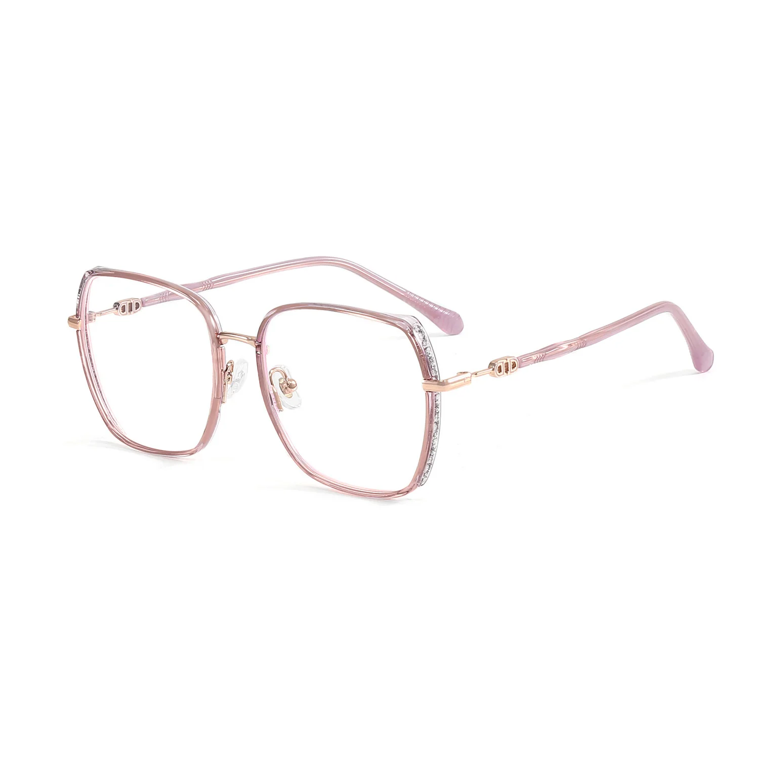 Square Glitter Frame Women's Party Fashion Glasses VK2203 - Image 11