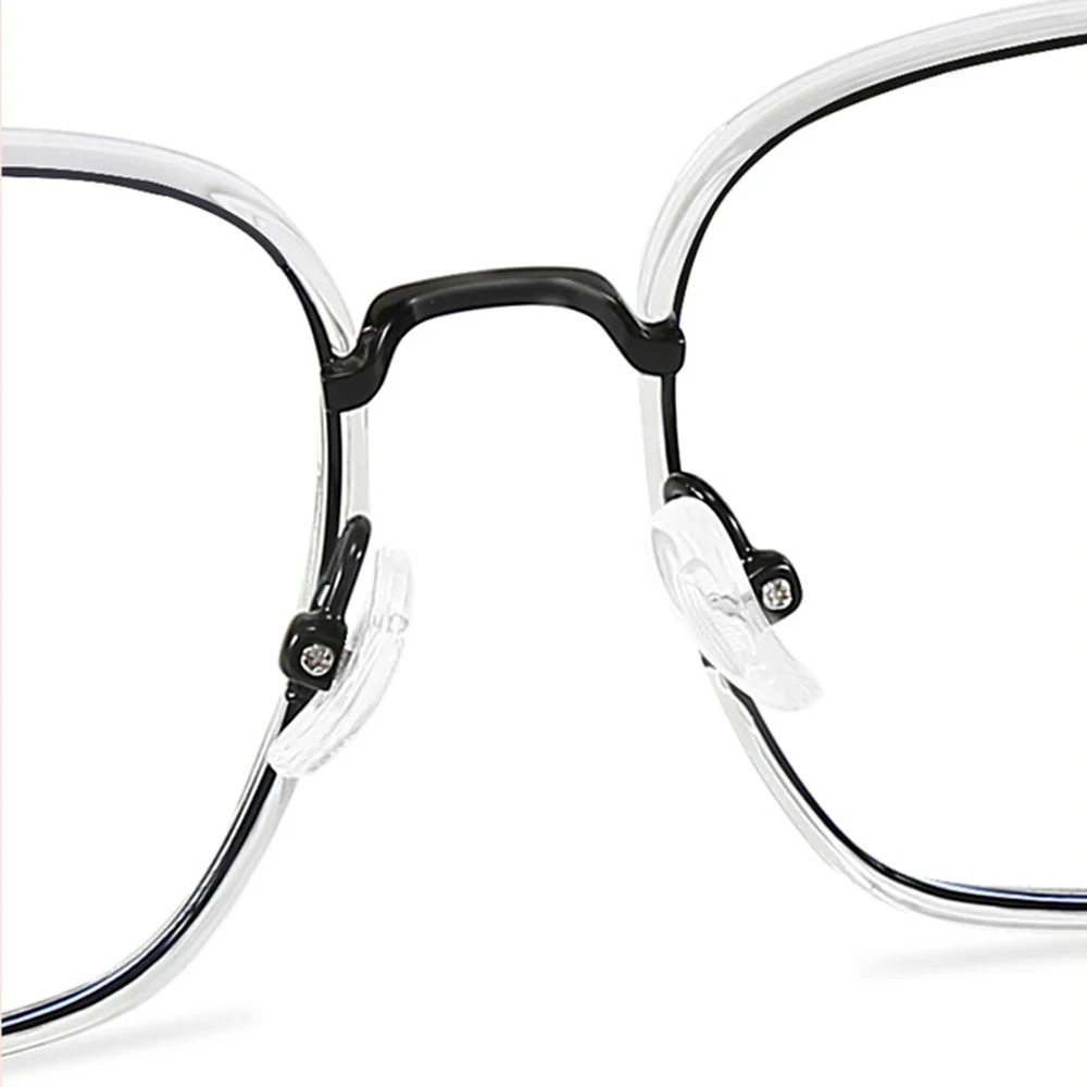 Square Glitter Frame Women's Party Fashion Glasses VK2203 - Image 4