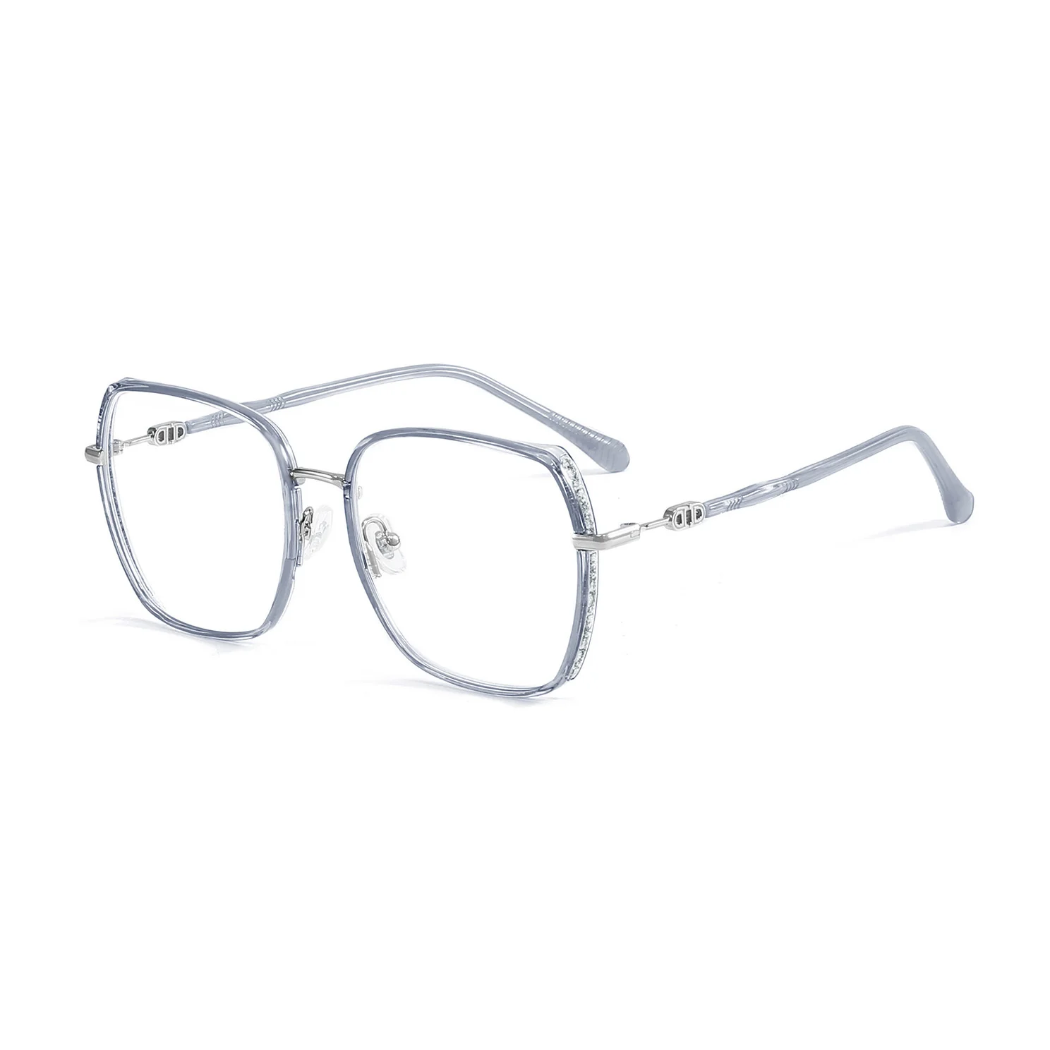Square Glitter Frame Women's Party Fashion Glasses VK2203 - Image 9
