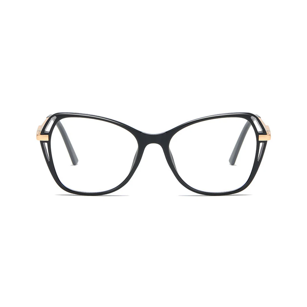 Trendy Personality Hollow-Out TR Irregular Polygon Glasses VK2207