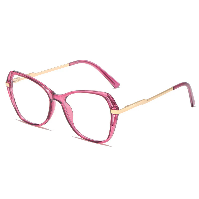 Trendy Personality Hollow-Out TR Irregular Polygon Glasses VK2207 - Image 11