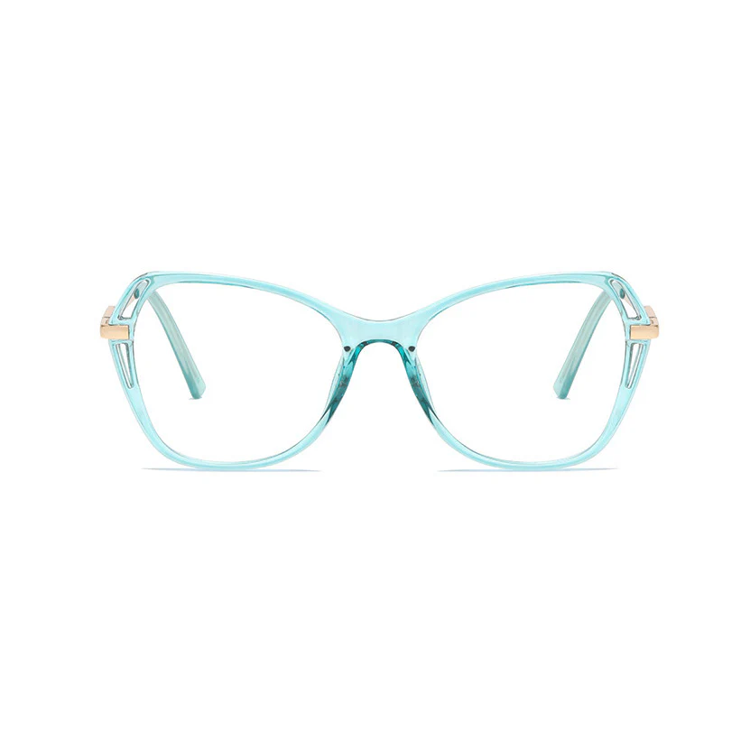 Trendy Personality Hollow-Out TR Irregular Polygon Glasses VK2207 - Image 12