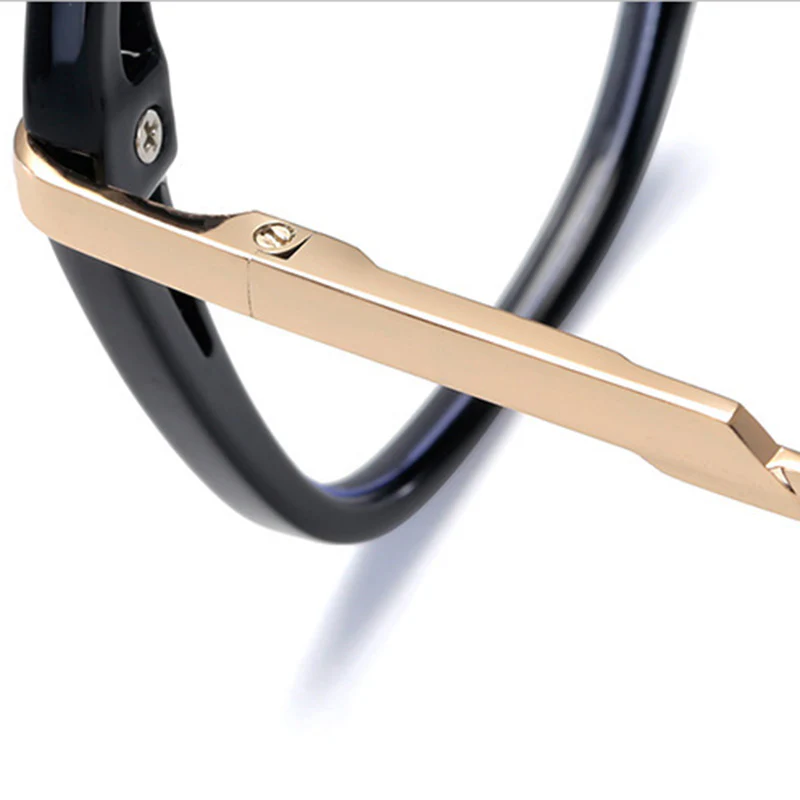 Trendy Personality Hollow-Out TR Irregular Polygon Glasses VK2207 - Image 4