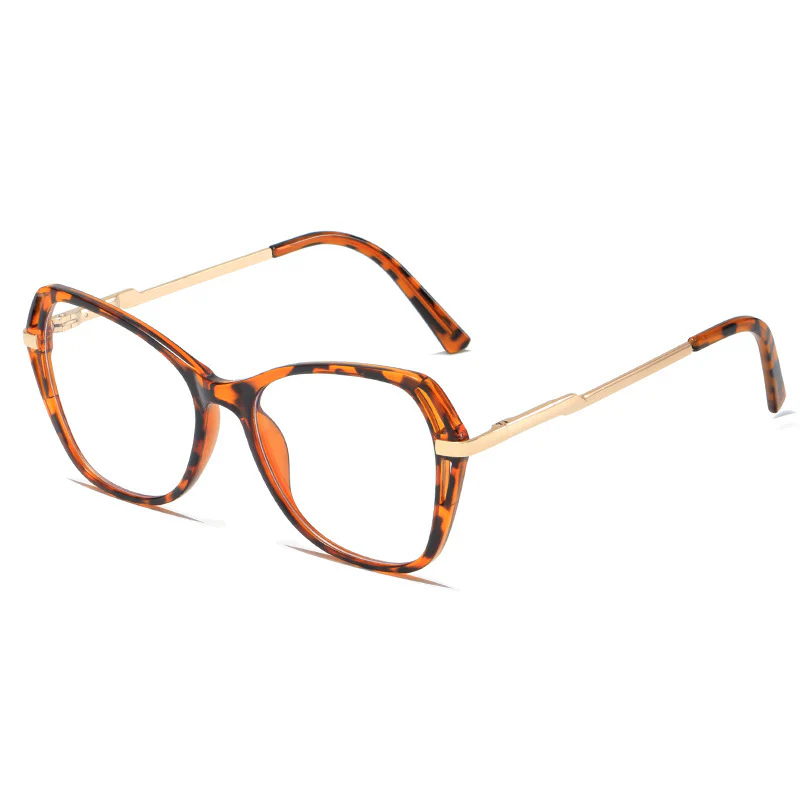 Trendy Personality Hollow-Out TR Irregular Polygon Glasses VK2207 - Image 9