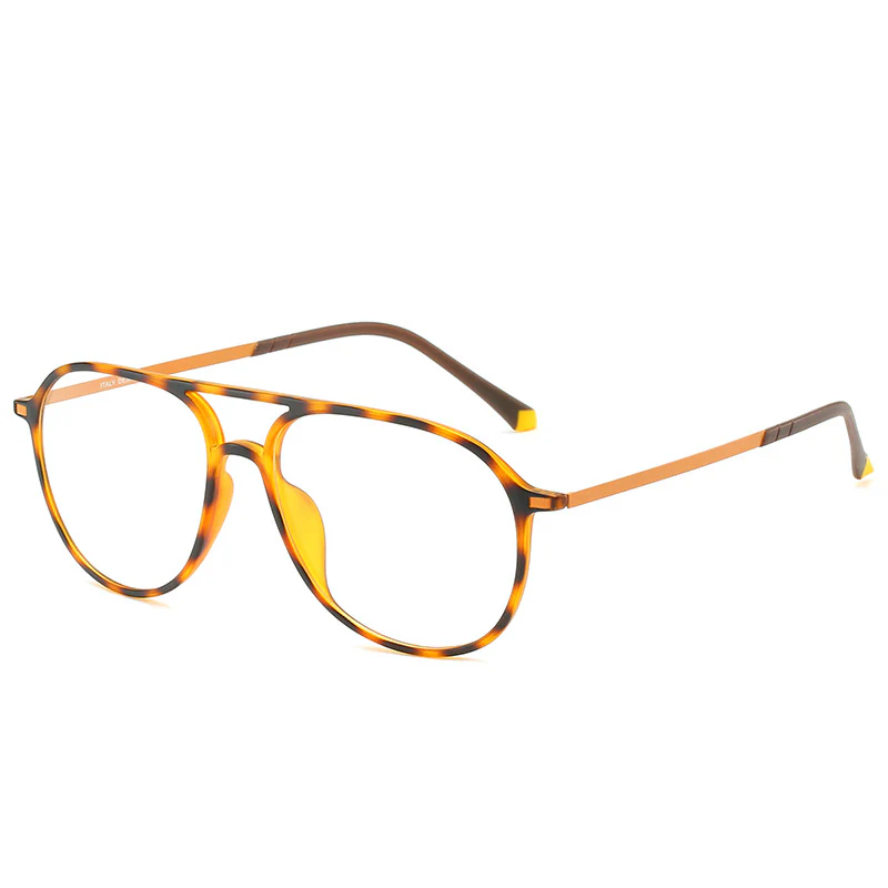 Aviator Retro Eyeglass Frame Unisex TR90 Material VK2208 - Image 8