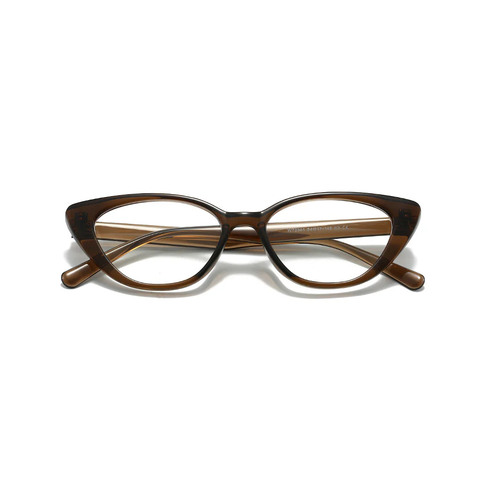Retro Narrow Cat-Eye Glasses Frame VK2210 - Image 6