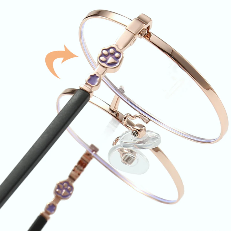 Kids' Round Anti-Blue Light Glasses Cute & Stylish Design VK2213 - Image 5