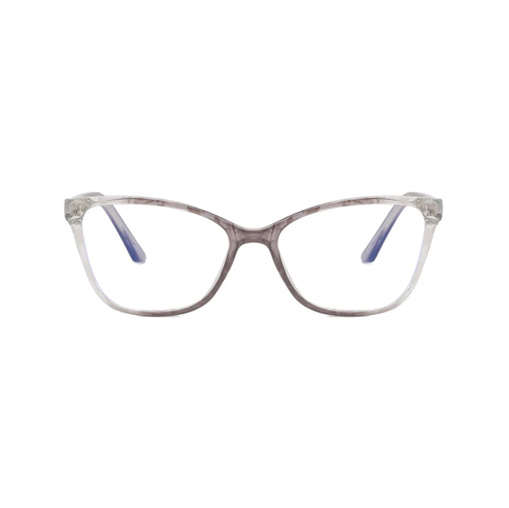 Women's Cat Eye Glasses Fashionable Patterned Frame VK2217 - Image 3