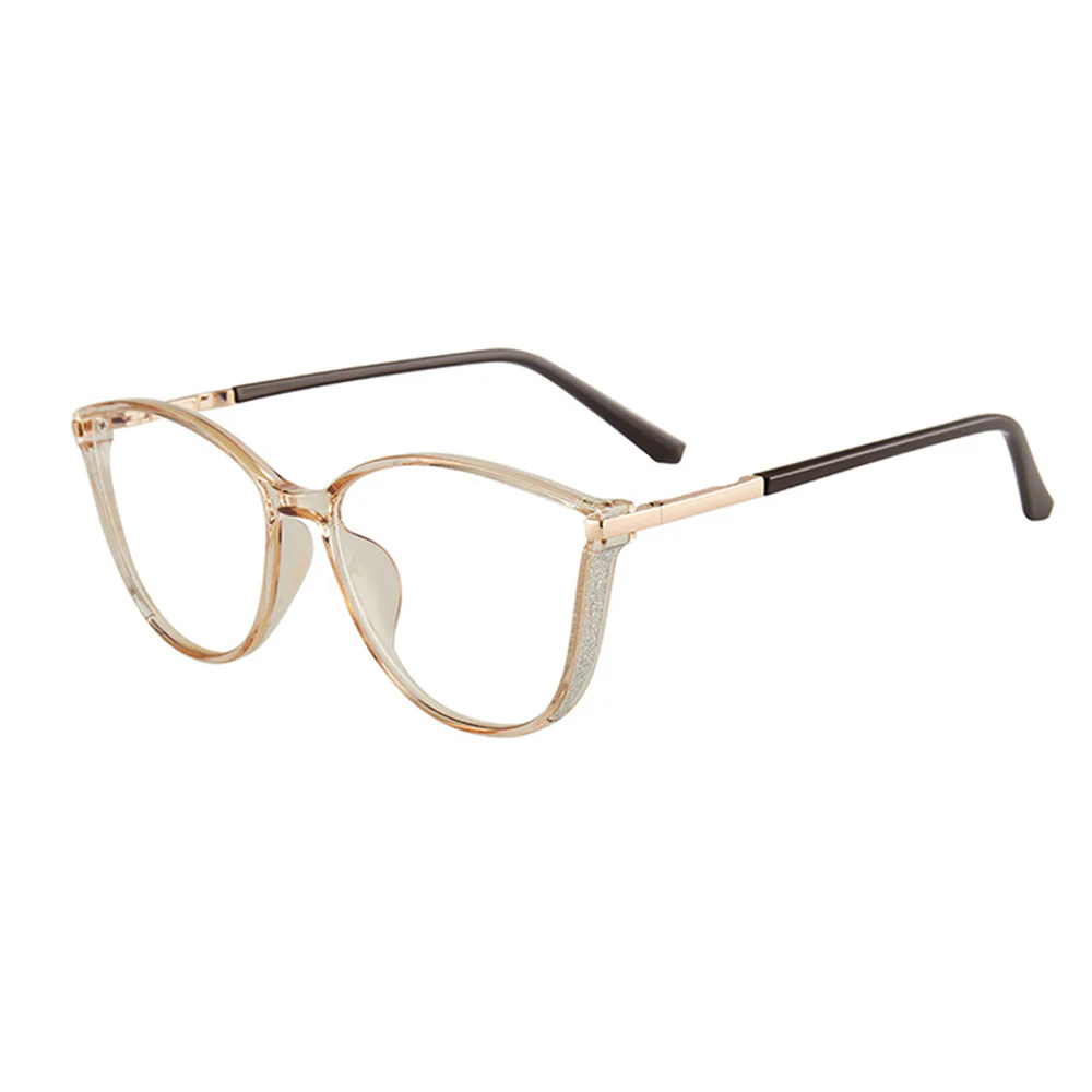 Blue Light Blocking Cat-Eye Glasses Glitter Side VK2221 - Image 8