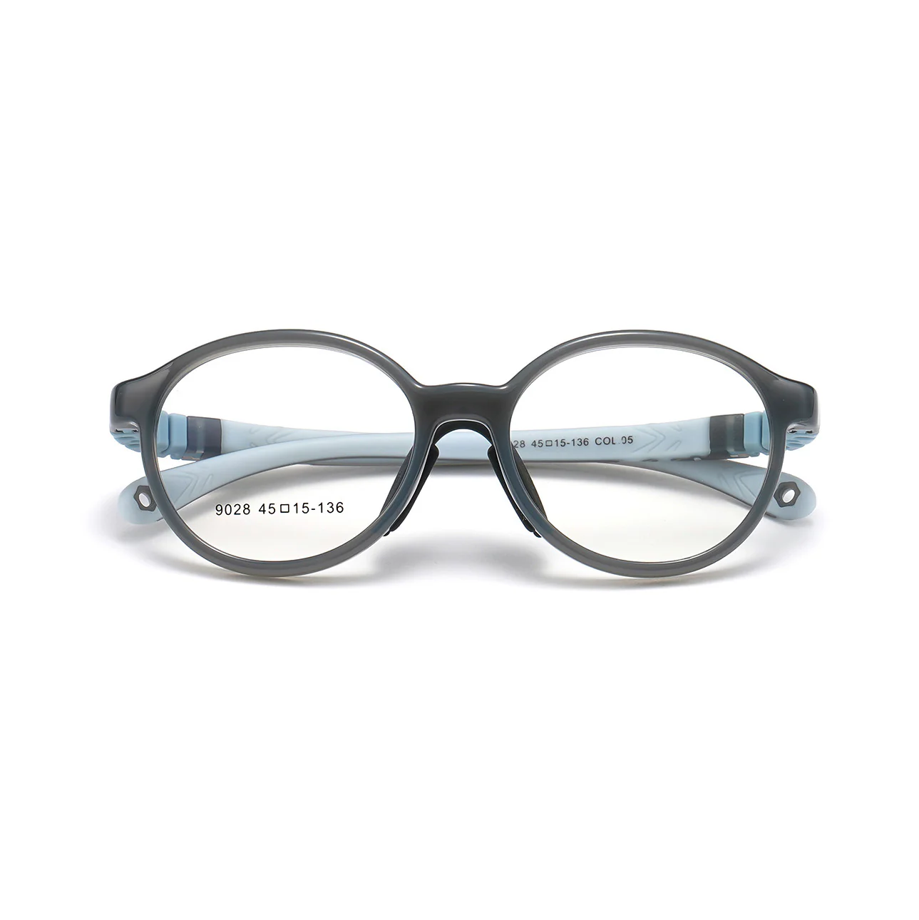 French Nano Silicone Round Children's Eyeglass Frames VK2227 - Image 10