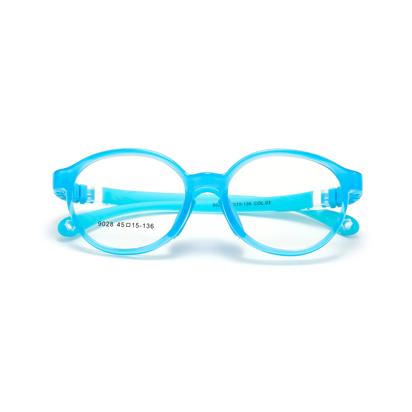 French Nano Silicone Round Children's Eyeglass Frames VK2227 - Image 8