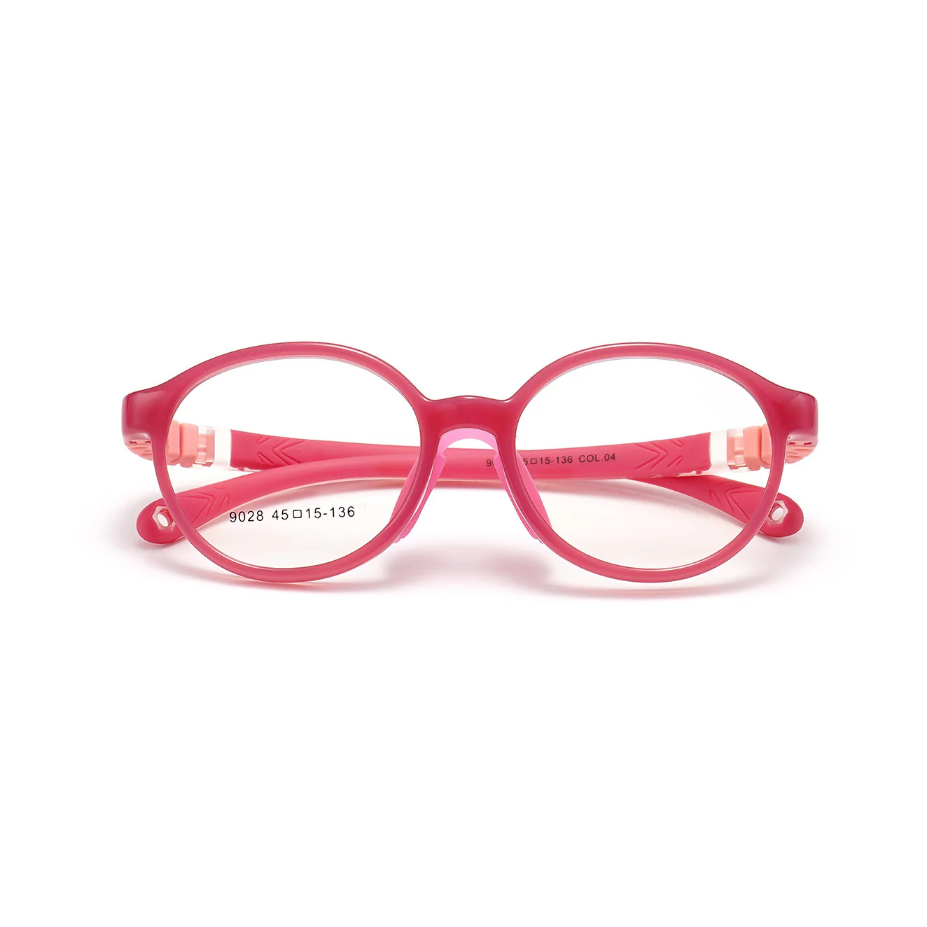 French Nano Silicone Round Children's Eyeglass Frames VK2227 - Image 9