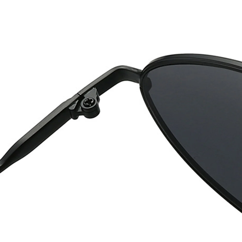 Futuristic Cat-Eye Metal Glasses Trend VK2230 - Image 4