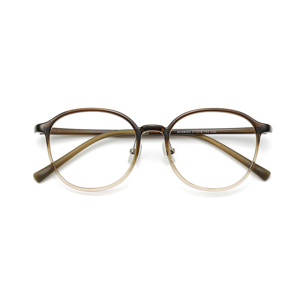 Round Ultra-Light Blue Light Blocking Myopia Glasses VK2232 - Image 12