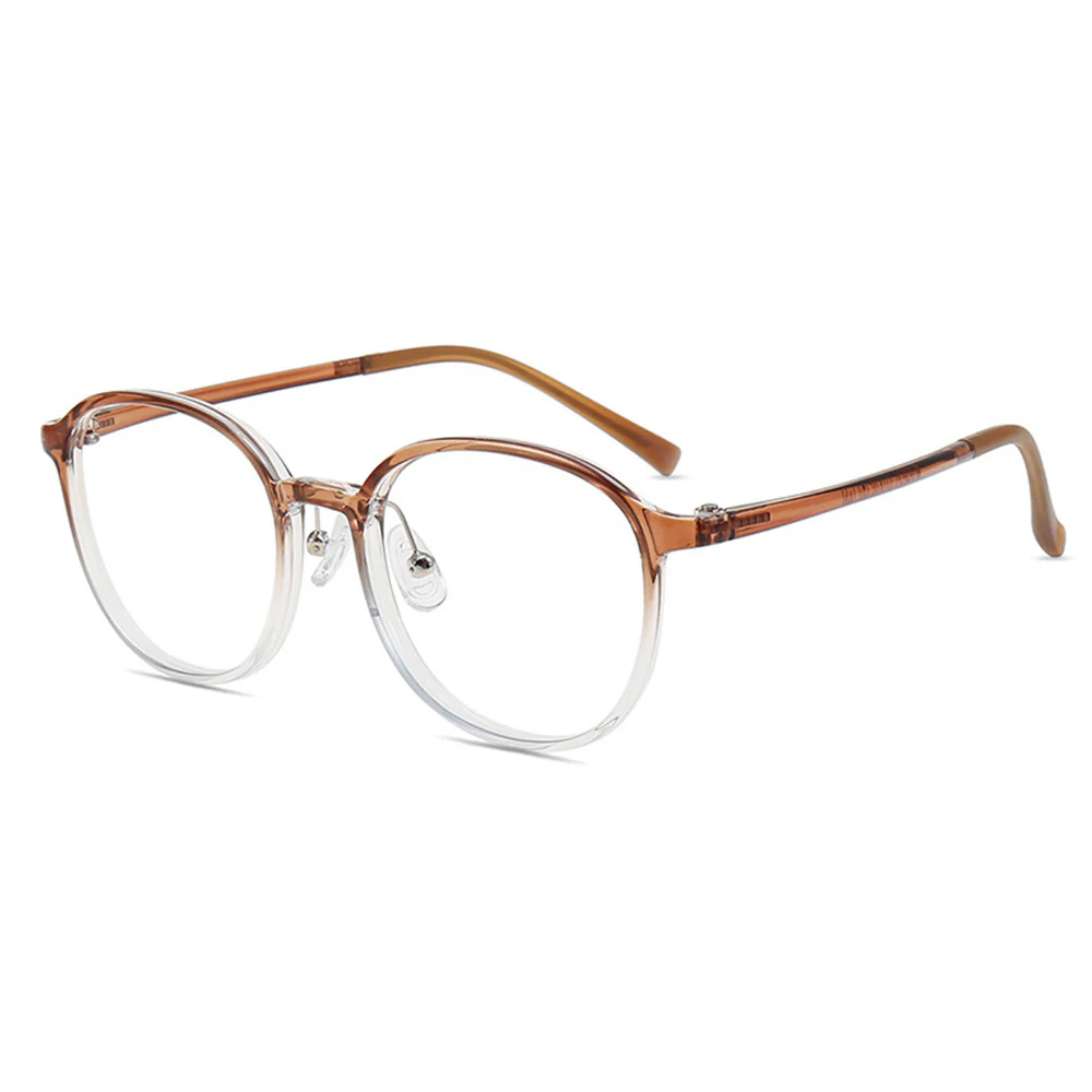 Round Ultra-Light Blue Light Blocking Myopia Glasses VK2232 - Image 4