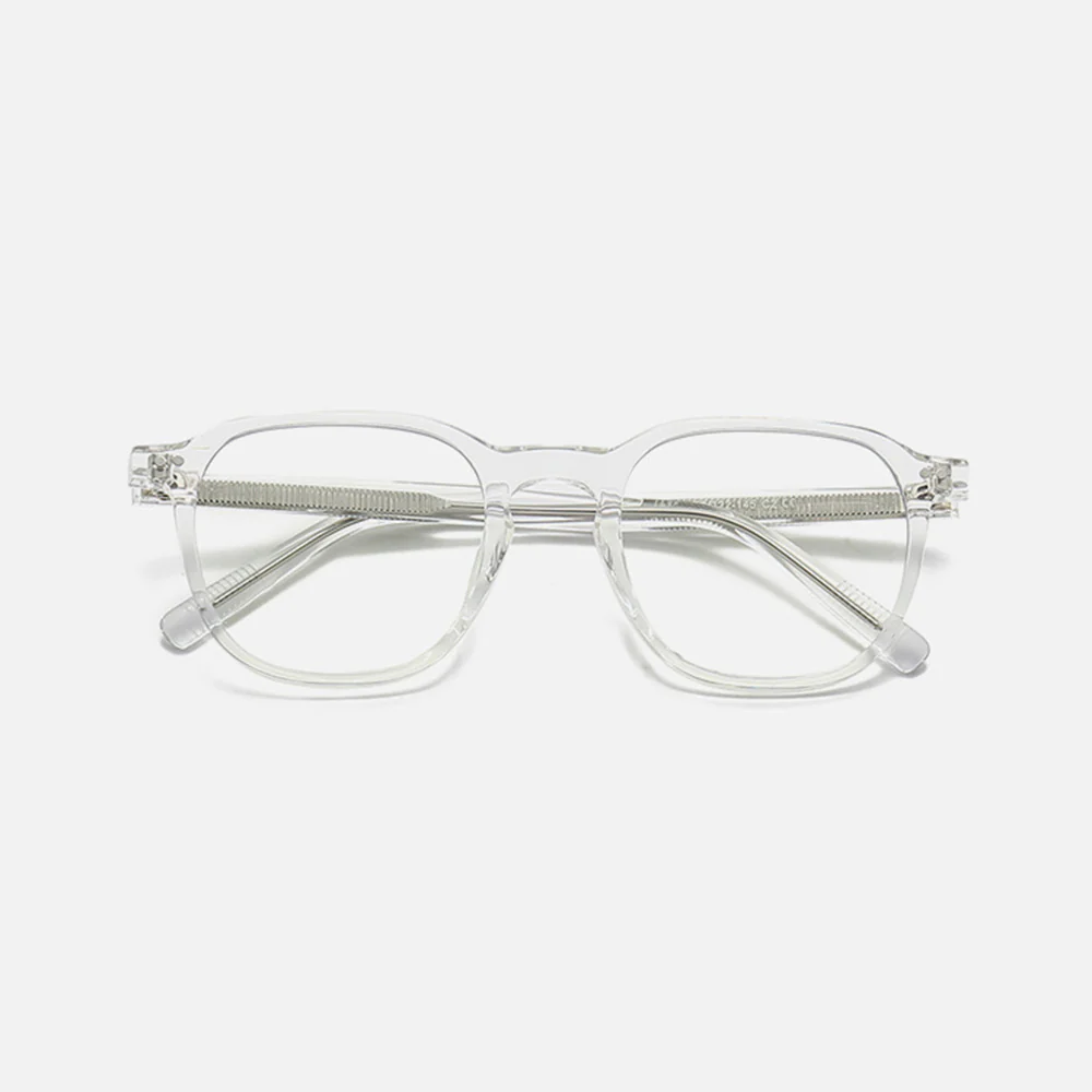 Square Acetate Temple Retro Rivet Prescription Eyeglass VK2233 - Image 10