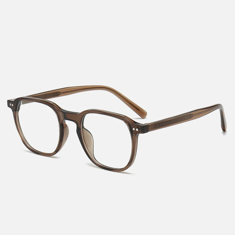 Square Acetate Temple Retro Rivet Prescription Eyeglass VK2233 - Image 15