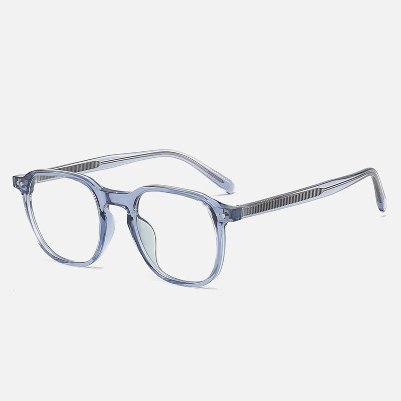 Square Acetate Temple Retro Rivet Prescription Eyeglass VK2233 - Image 9