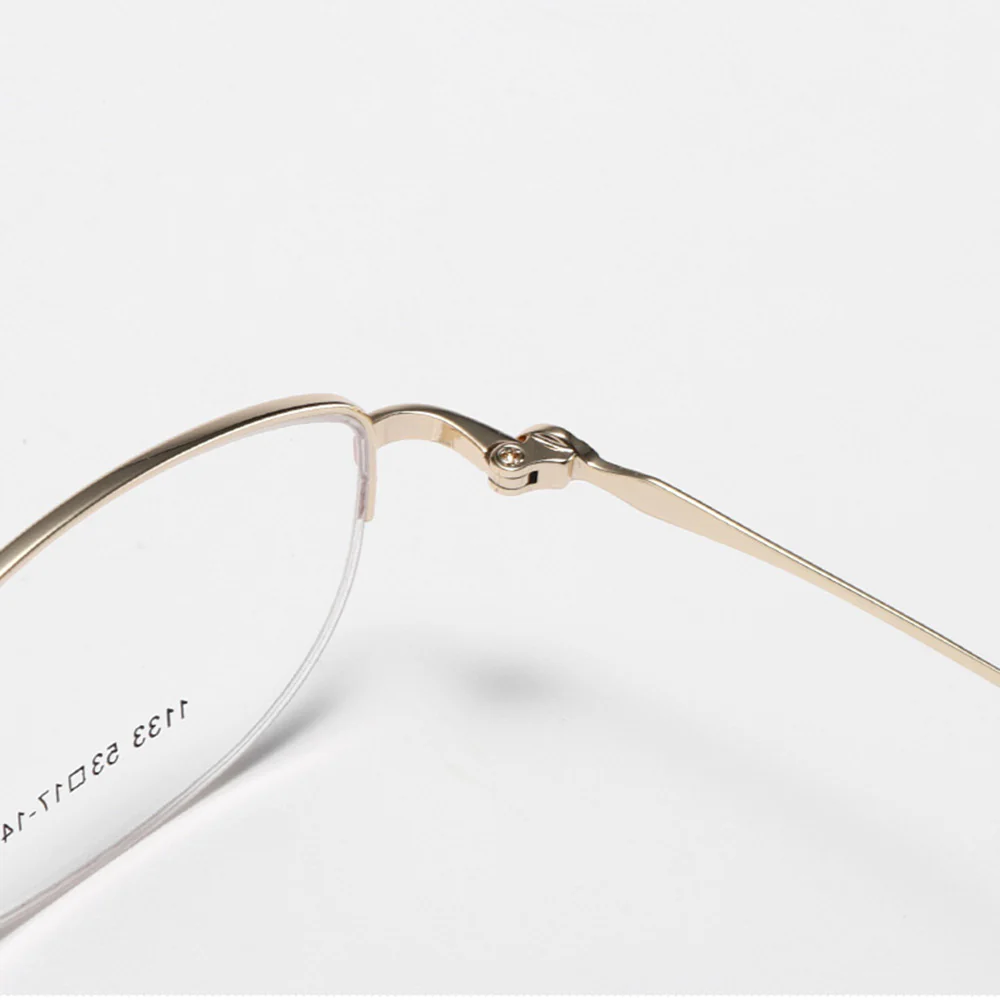 Ultra-Light Oval Metal Eyeglass Frames for Women VK2237 - Image 4