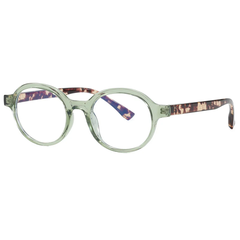 Retro Round Blue Light Blocking Glasses VK2245 - Image 13