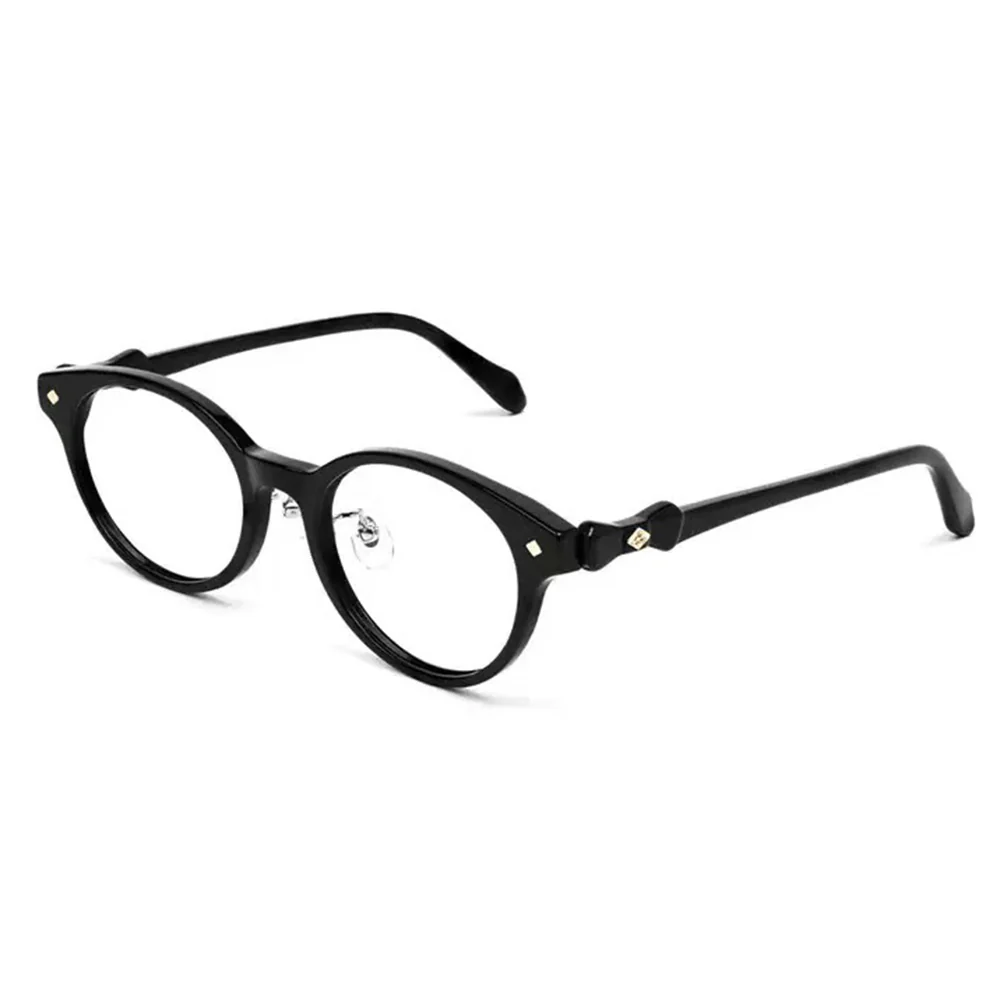 Trendy Round Women's Glasses Chic Frame VK2254 - Image 6