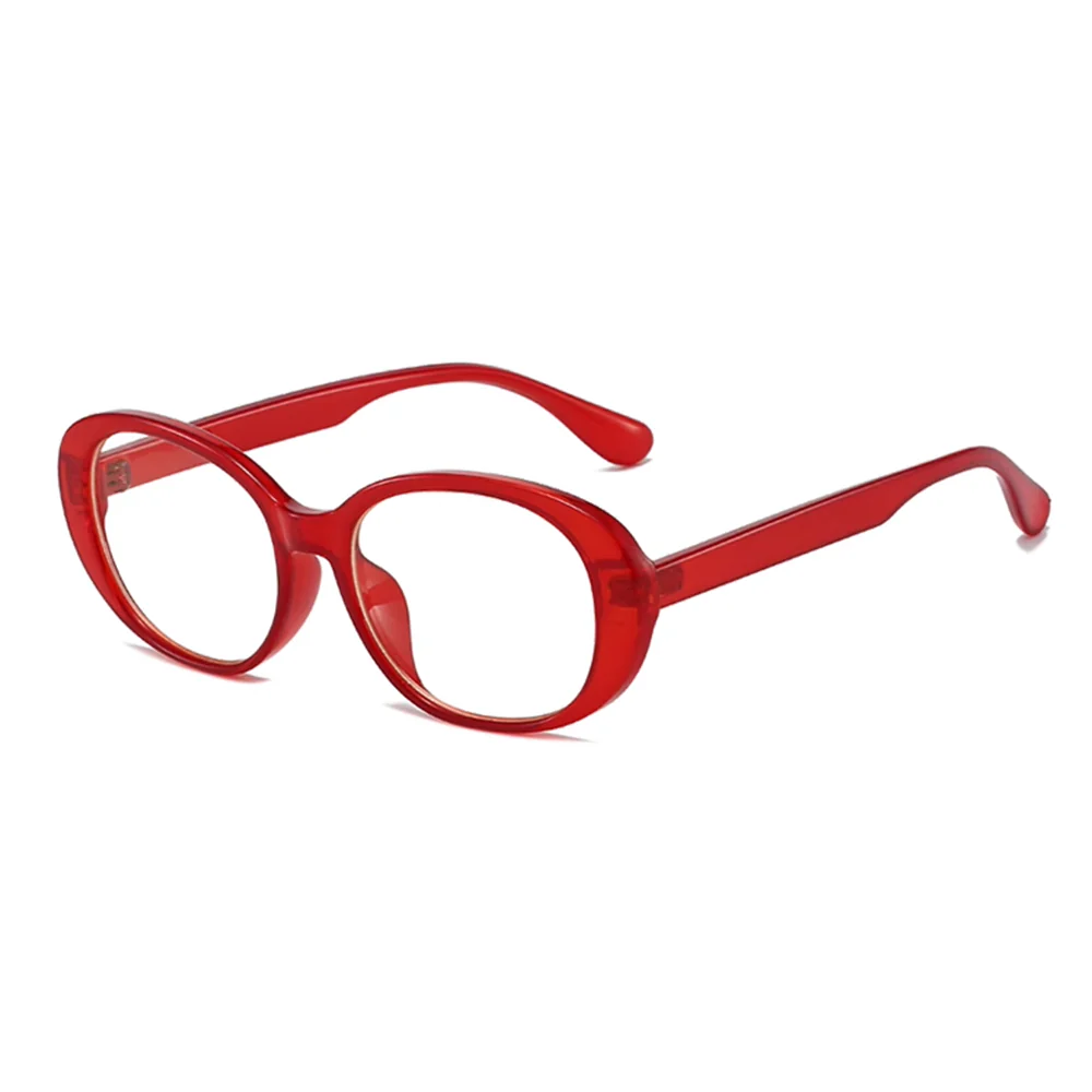 Trendy Oval Blue Light Blocking Glasses VK2257 - Image 2