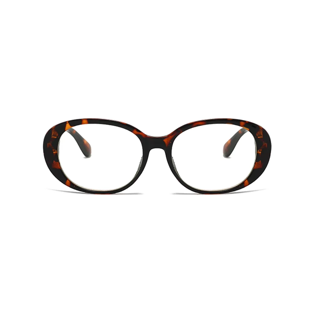 Trendy Oval Blue Light Blocking Glasses VK2257 - Image 9
