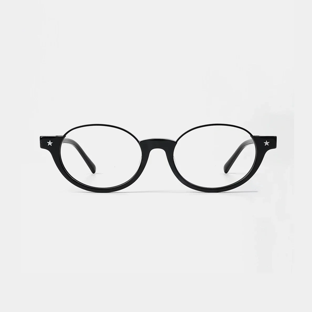 Cute and Chic Oval Frame Glasses for Women VK2261 - Image 2