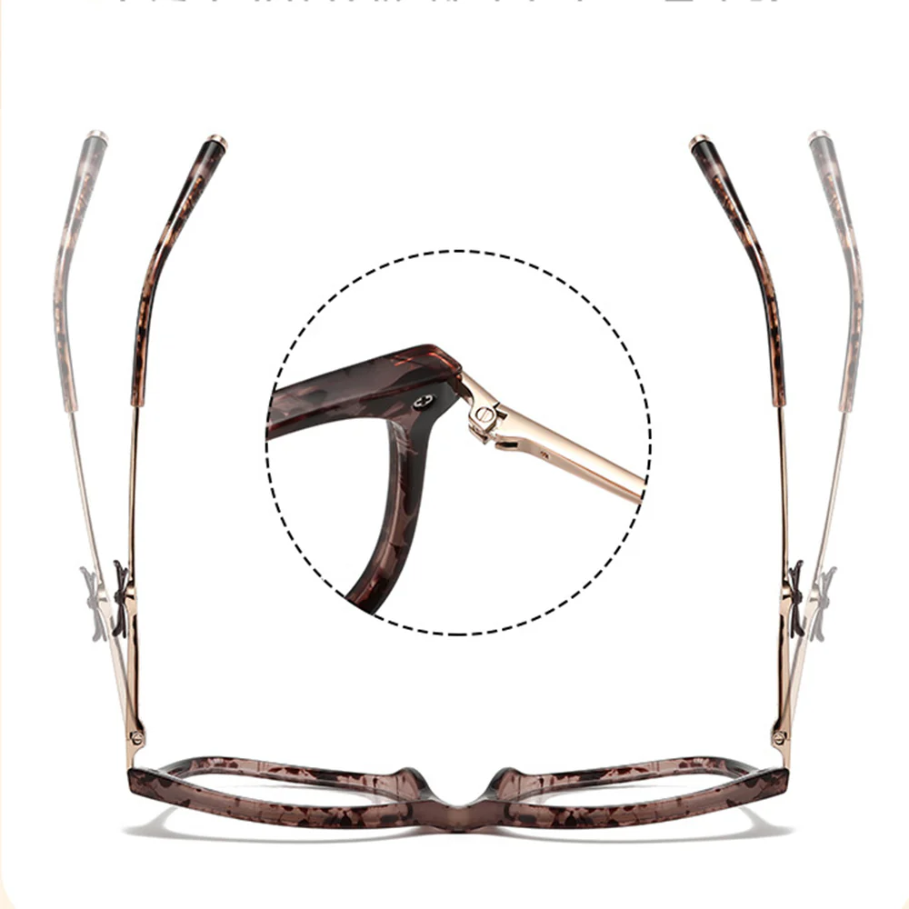 Women's Cat-Eye Glasses with Bowknot Temple Decoration VK2262 - Image 5