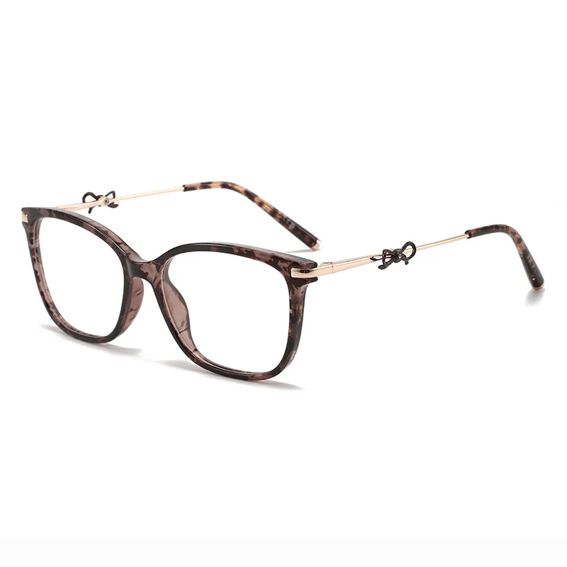 Women's Cat-Eye Glasses with Bowknot Temple Decoration VK2262 - Image 9