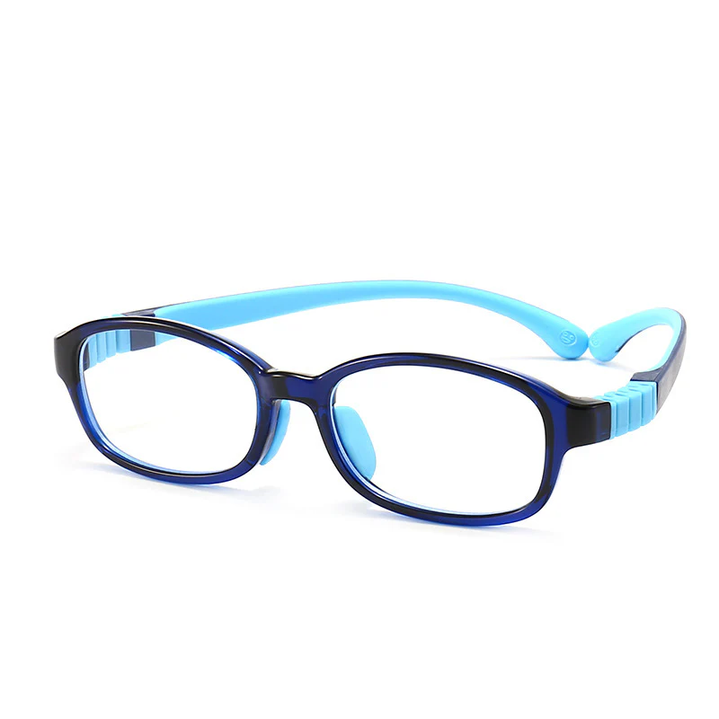 Kids Blue Light Blocking Glasses Flexible Soft Silicone Frame VK2263 - Image 2