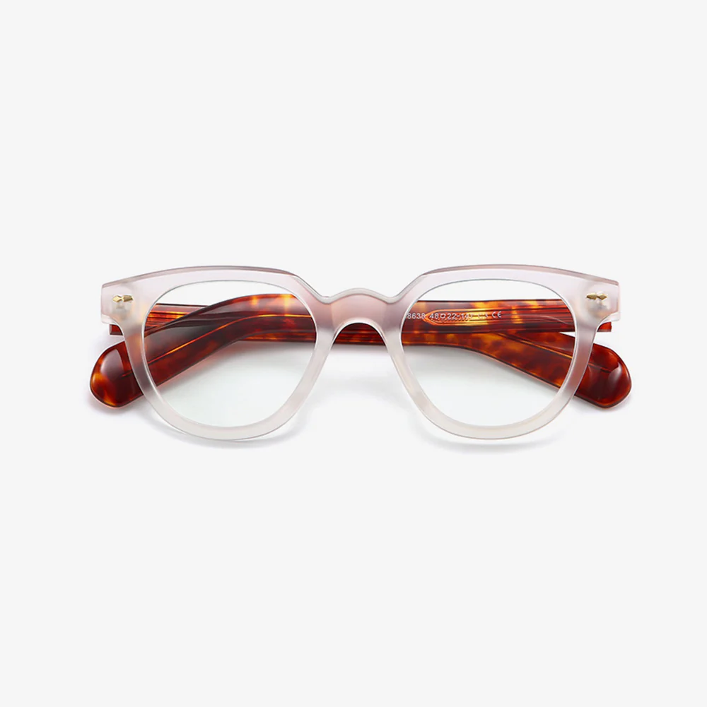 Vintage Round Glasses Frame Artistic Trendy Style VK2266 - Image 12