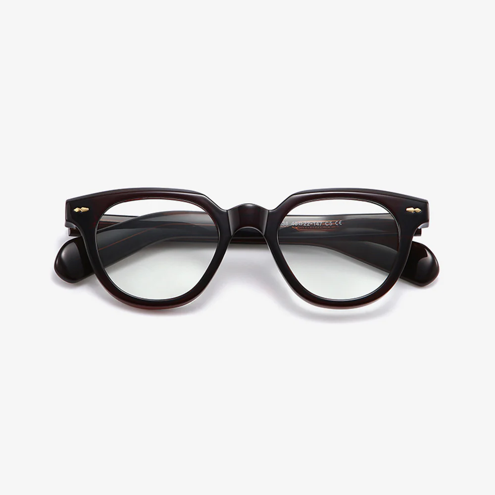 Vintage Round Glasses Frame Artistic Trendy Style VK2266 - Image 8