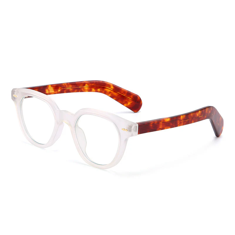 Vintage Round Glasses Frame Artistic Trendy Style VK2266 - Image 9