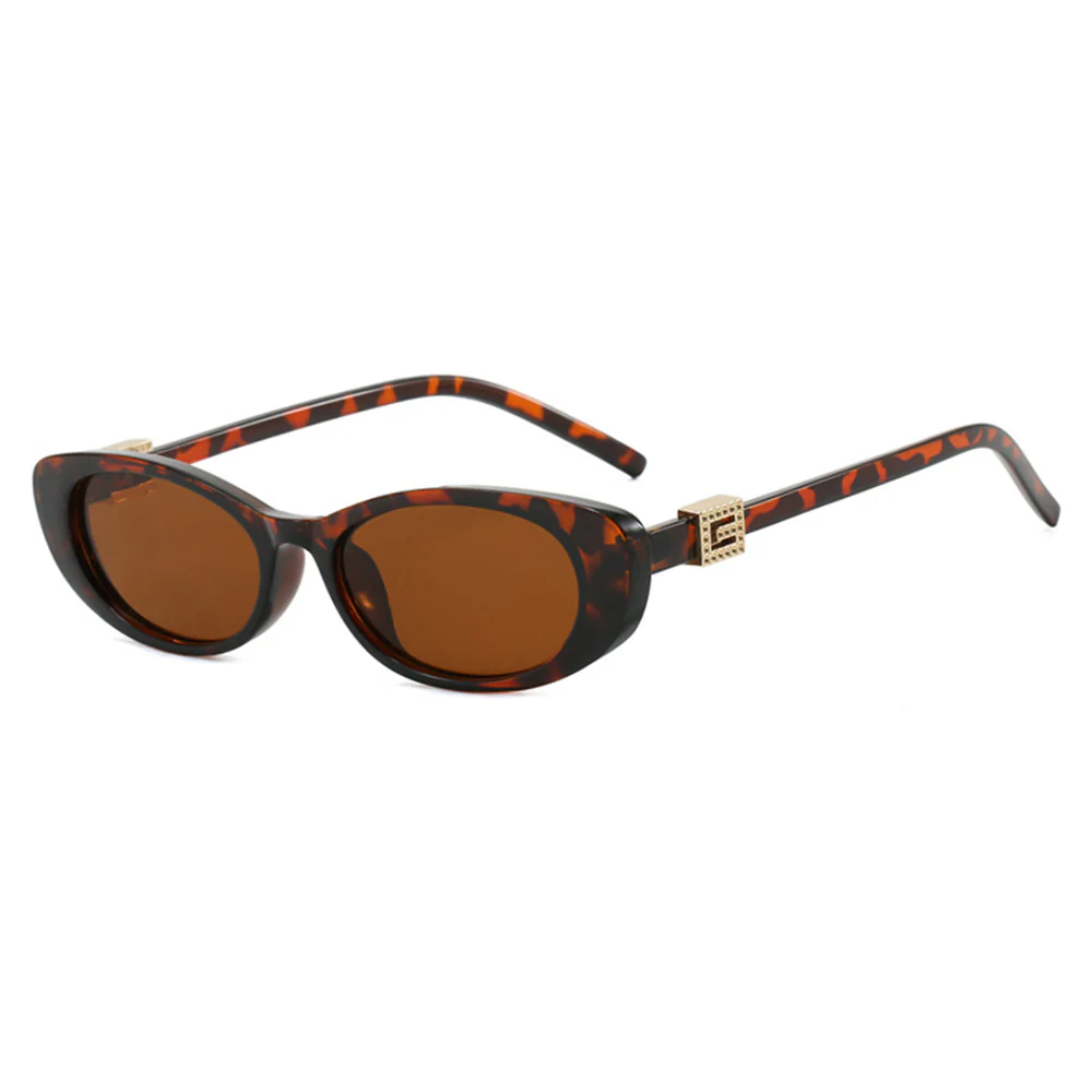 Trendy Narrow Oval Sunglasses Stylish & Versatile VK2275 - Image 5