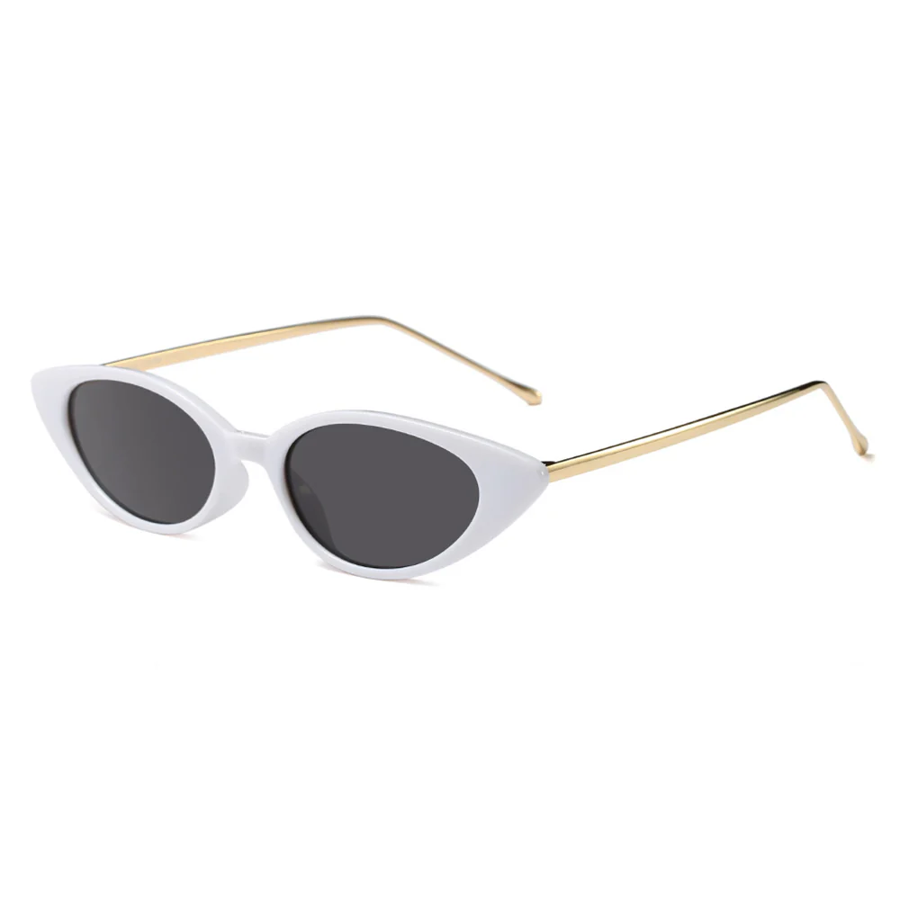 Stylish Cat-Eye Sunglasses with Metal Temples VK2280 - Image 7