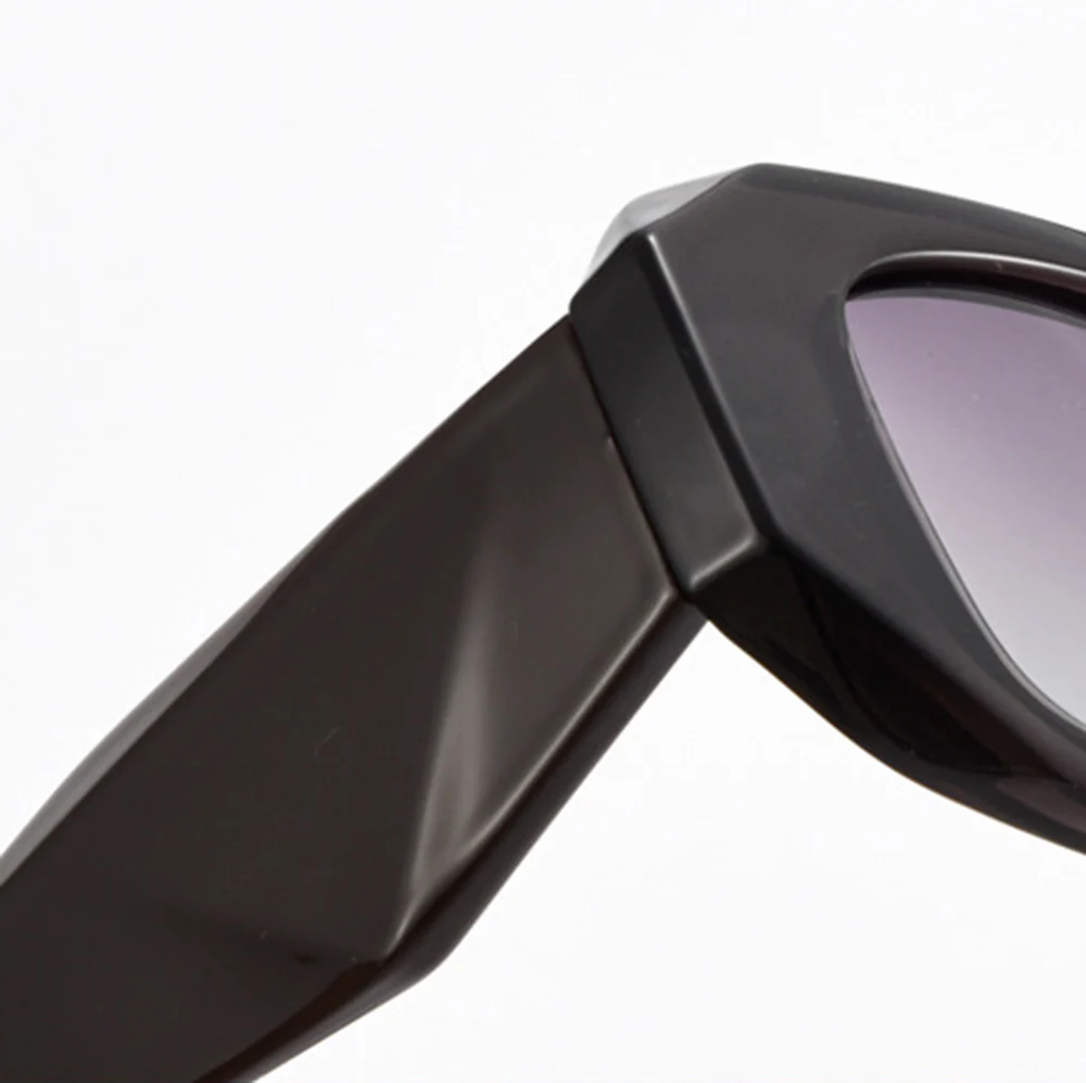 Rectangular Fashion Polarized Sunglasses Geometric Temples VK2285 - Image 5